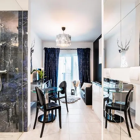 Apartman Nowoczesny Glamour Z Prysznicem Posrodku