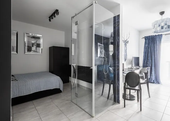 Nowoczesny Glamour Z Prysznicem Posrodku Apartment